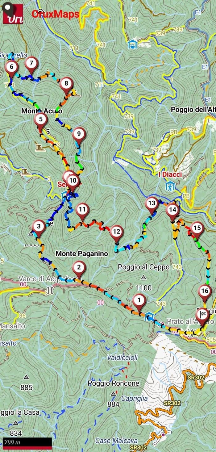 Escursione sui crinali tra Senio e Santerno